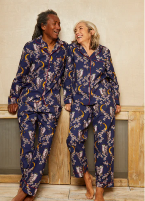 Womens Cotton Traditional Pyjamas Field Flowers Print – THEIR NIBS