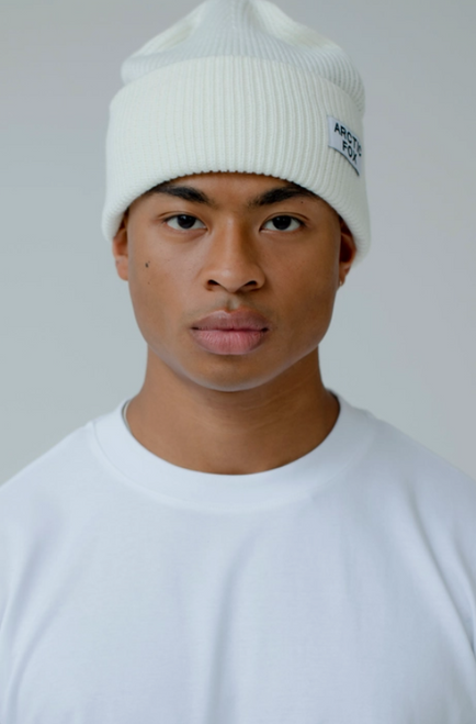 The Recycled Bottle Beanie - Winter White - Arctic Fox & Co