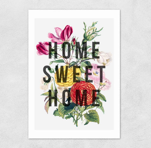 Home Sweet Home - A3 - East End Prints Home Sweet Home - A3 - East End Prints
