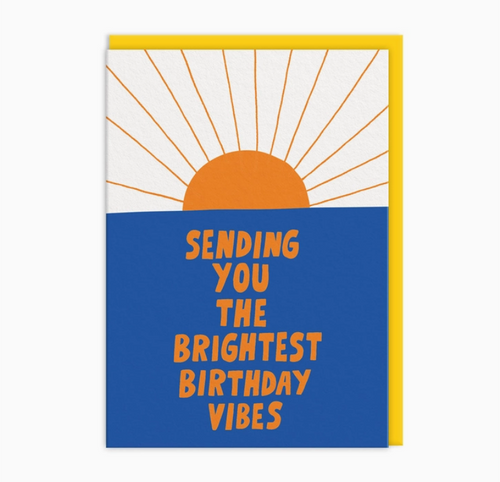 Brightest Vibes Birthday Card - Ohh Deer UK