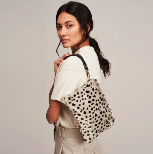 Clutch Bag with Wrist Strap - Appaloosa - by Helen Moore