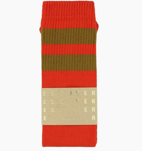 Unisex Tube Socks - Orange / Cumin - Escuyer