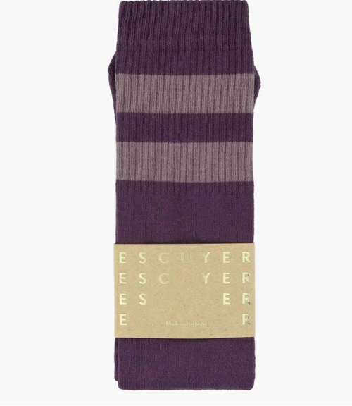 Unisex Tube Socks - Purple - Escuyer