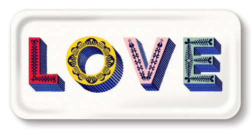 Asta Barrington Love / multi - Tray 32x15cm - Jamida of Sweden Asta Barrington Love / multi - Tray 32x15cm - Jamida of Sweden