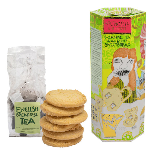 Arthouse Unlimited - Tea & Biscuits, All Butter Shortbread & English Breakfast Tea