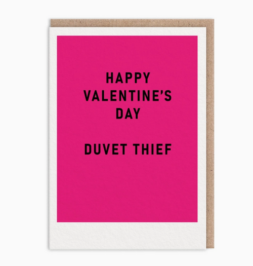 Duvet Thief Valentine's Day Card - Ohh Deer UK