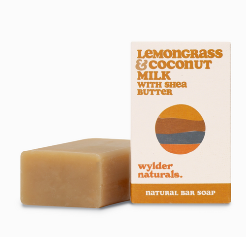 Lemongrass & Coconut Milk with Shea Butter Natural Bar Soap - Wylder Naturals