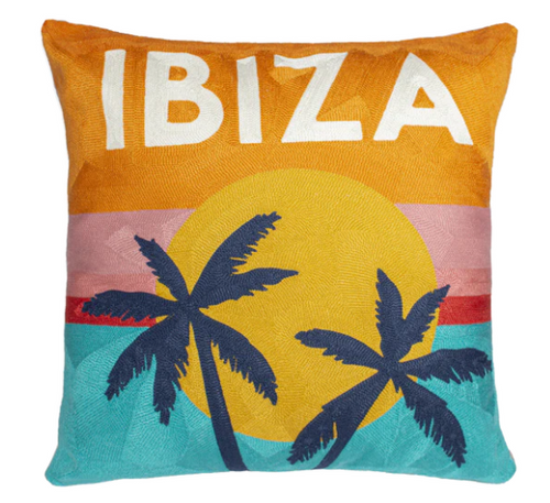 Ibiza Needlepoint Cushion - The Pillow Drop
