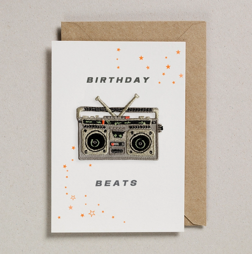 Patch Cards -Boom Box - Petra Boase Ltd
