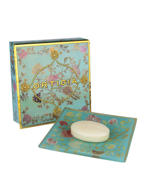 FLORIO PLATE AND SOAP -ORTIGIA SICILIA FLORIO PLATE AND SOAP -ORTIGIA SICILIA