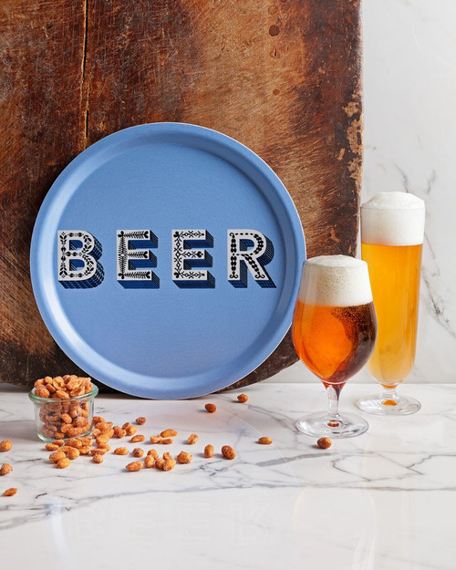 Asta Barrington Beer / blue - Tray - 31cm - Jamida of Sweden