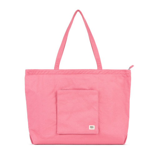 Roka - Portobello Tote Bag - Crimson - Cotton - Large