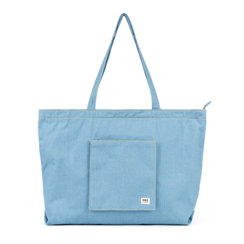 Roka - Portobello Tote Bag - Denim Light Wash - Large