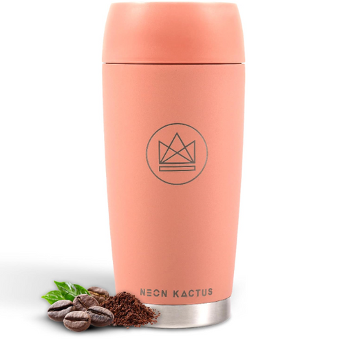 Neon Kactus 360 Travel Mug - Pink Flamingo