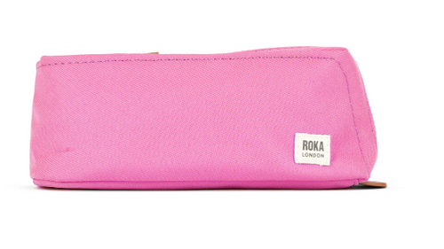Roka Zipped Pouch - Pimlico - Tulip - Recycled Canvas - Small
