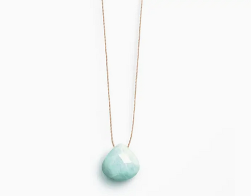 Wanderlust Life - Amazonite Fine Cord Necklace