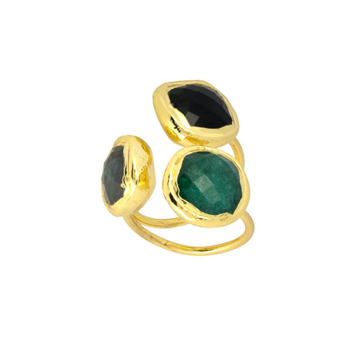 Ashiana London - Amelie Ring Black