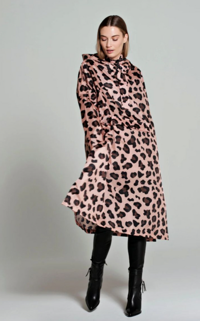 Rainkiss - Pink Panther - Rain Poncho Pink / One size