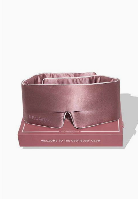 DROWSY SLEEP CO - Damask Rose Pipe Dreams Silk Sleep Mask