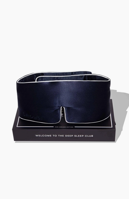 DROWSY SLEEP CO - Midnight Blue Pipe Dreams Silk Sleep Mask