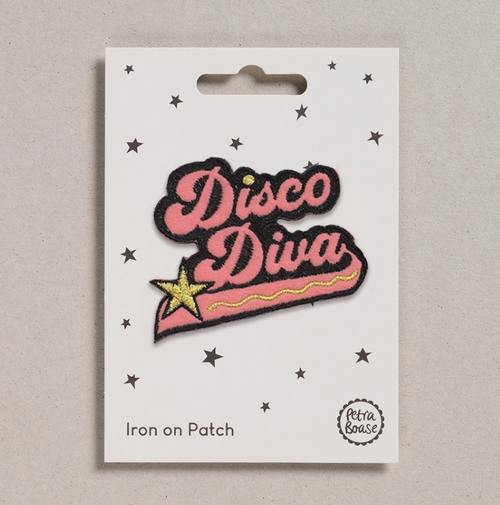 Iron On Patch  - Disco Diva - By Petra Boase Ltd