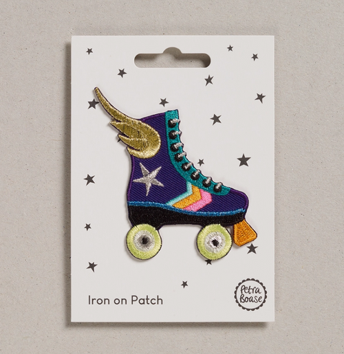 Iron On Patch - Rollerskate - By Petra Boase Ltd