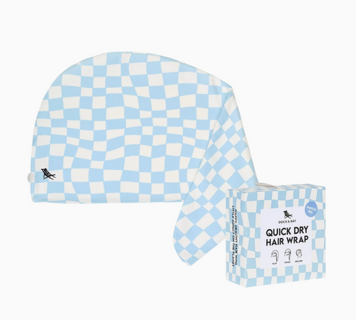 Dock & Bay Hair Wrap - Surf Check Dock & Bay Hair Wrap - Surf Check