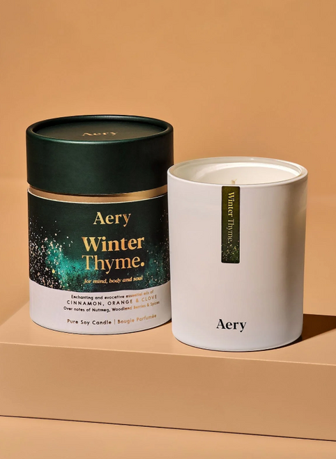 Winter Thyme Scented Candle - Aery Living
