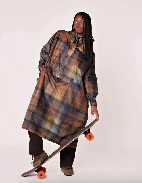 Rainkiss - Tartan Poncho - One Size