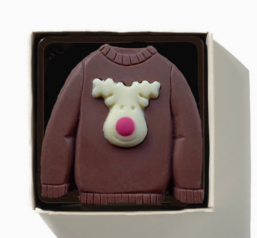 Mini Milk Chocolate Christmas Jumper - Choc on Choc Mini Milk Chocolate Christmas Jumper - Choc on Choc