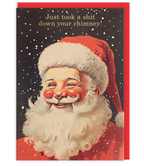 Just Took A Shit Greeting Card  - Ohh Deer