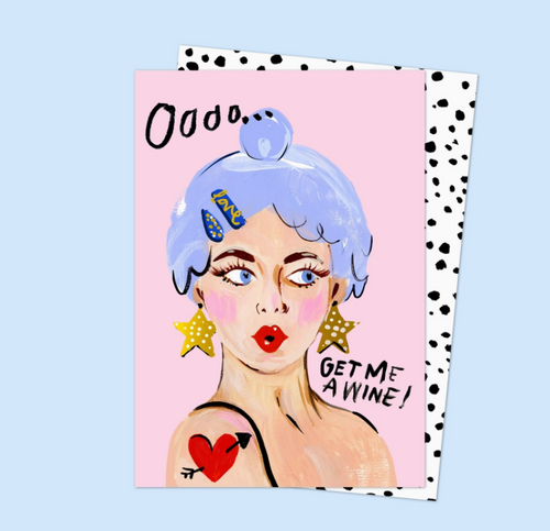 Get Me Wine Card -  Eleanor Bowmer