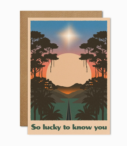 So Lucky To Know You Card - Cai & Jo