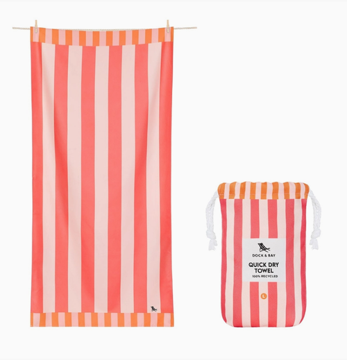 Dock & Bay Quick Dry Towel - Raspberry Road