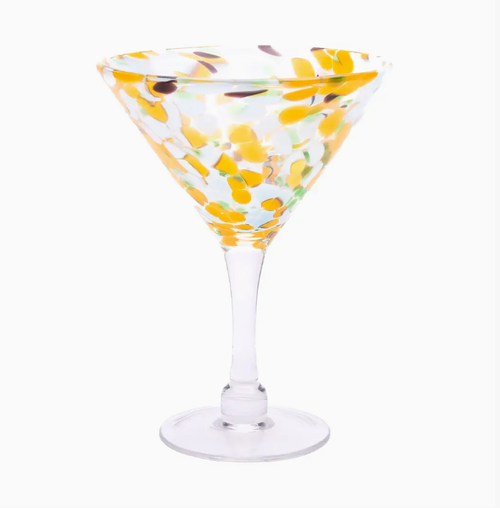 Large Martini: Cirtus Print - Glass House