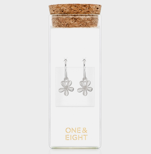 Silver Forget Me Not Earrings - One & Eight