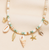 Stainless Steel Summer Shell Charm Necklace in Gold - Lisa Angel
