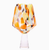 Large Drinking / Gin Glass : Citrus Orange - The Glass House