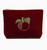 Apple On Dark Red Medium Pouch - My Doris