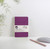 Vent for Change recycled leather pocket notebook - Purple 