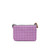 Roka Carnaby - Purple Gingham, Small Recycled Canvas Wallet