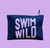 Swim Wild Zip Bag /Pouch - The Cornish Studio