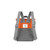 Roka Backpack - Creative Waste Canfield B Graphite/Burnt Orange - Recycled Nylon