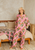 Their Nibs - Womens Cotton Traditional Pyjamas Mardi Gras Bouquet