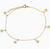 Astrid - Daisy Flowers Anklet Stainless Steel - Timi of Sweden