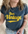 Bon Vintage Retro Tee - Stone Wash Denim Yellow - FWP by Rae