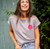 Acid Wash Grey T-Shirt with Embroidered Neon Smiley Face - Percy and Nell Retail Limited