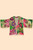 Oversized Botanicals Kimono Jacket - Powder
