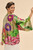 Oversized Botanicals Kimono Jacket - Powder
