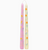 Floral Yellow & Pink Dinner Candles | 2 Pack| Summer Party | Talking Tables
